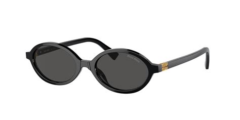 Miu Miu SMU04Z Oval Sunglasses .